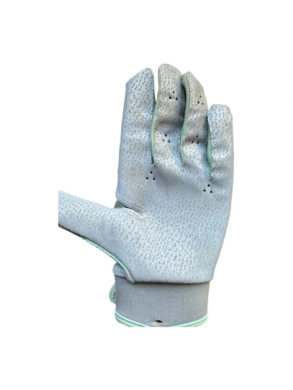 Nike Kids' Mint and Purple Sports Gloves Green Purple Size Youth Med